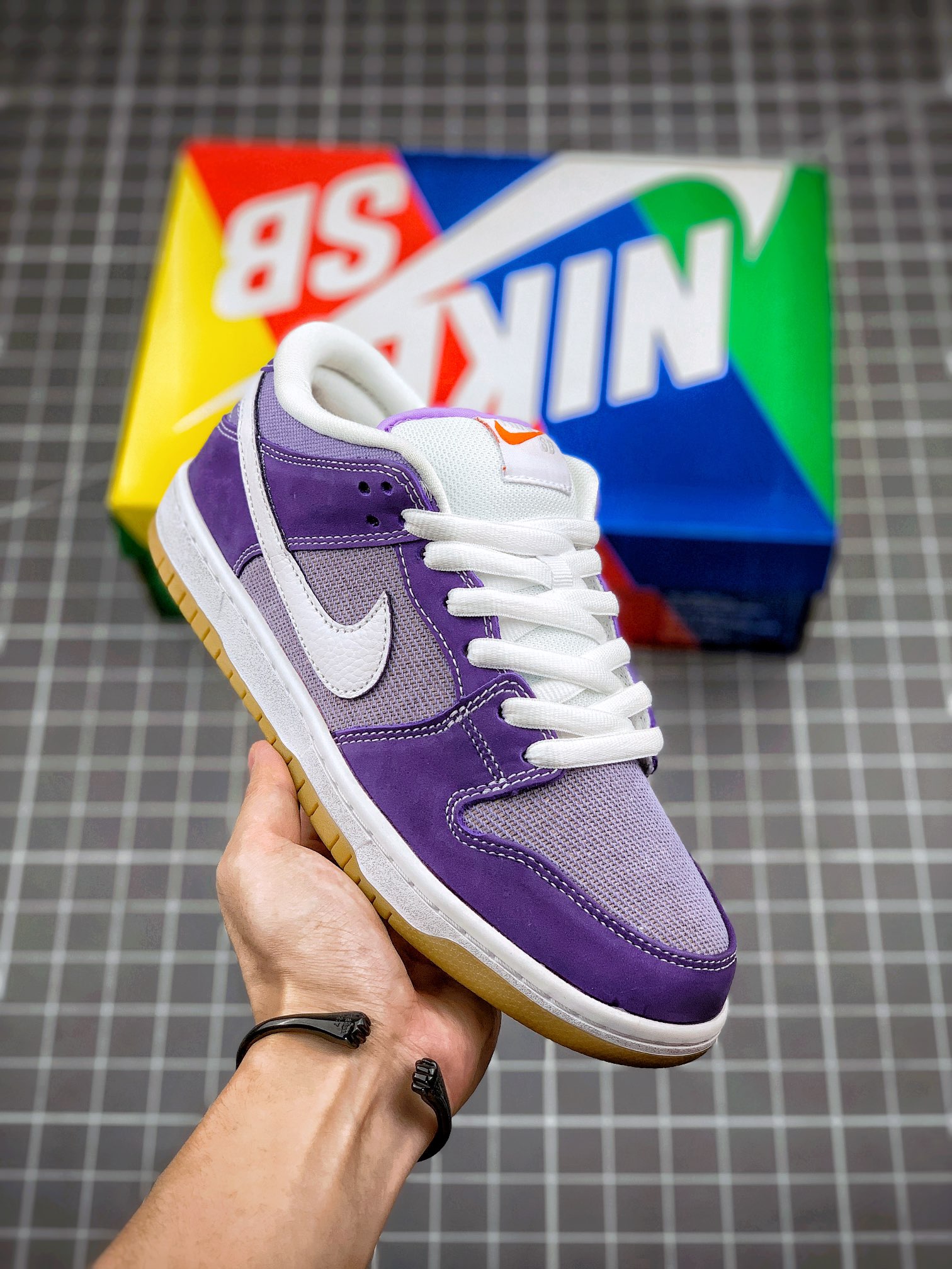 Nike SB Dunk Low Orange Label Unbleached Pack Lilac - JustFreshKicks