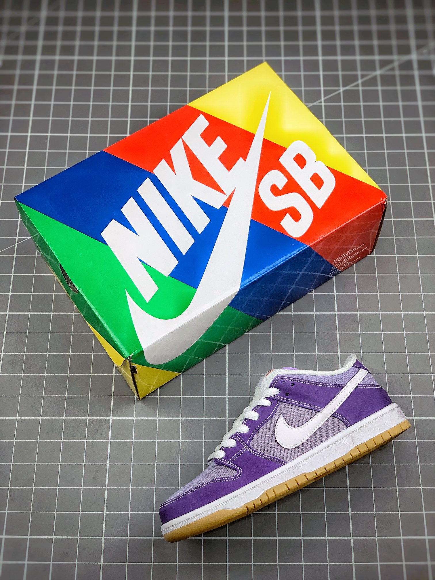 Nike SB Dunk Low Orange Label Unbleached Pack Lilac - JustFreshKicks